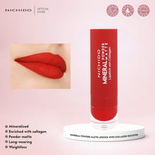 Load image into Gallery viewer, Mineral Powder Matte Lipstick With Collagen Booster