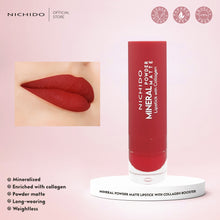 Load image into Gallery viewer, Mineral Powder Matte Lipstick With Collagen Booster