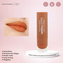 Load image into Gallery viewer, Mineral Powder Matte Lipstick With Collagen Booster