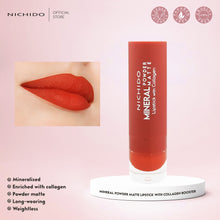 Load image into Gallery viewer, Mineral Powder Matte Lipstick With Collagen Booster