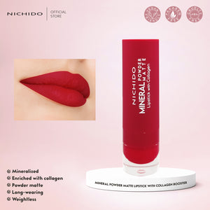 Mineral Powder Matte Lipstick With Collagen Booster